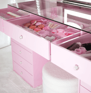 Pink vanity