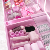 Pink vanity