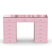 Pink vanity