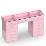 Pink vanity